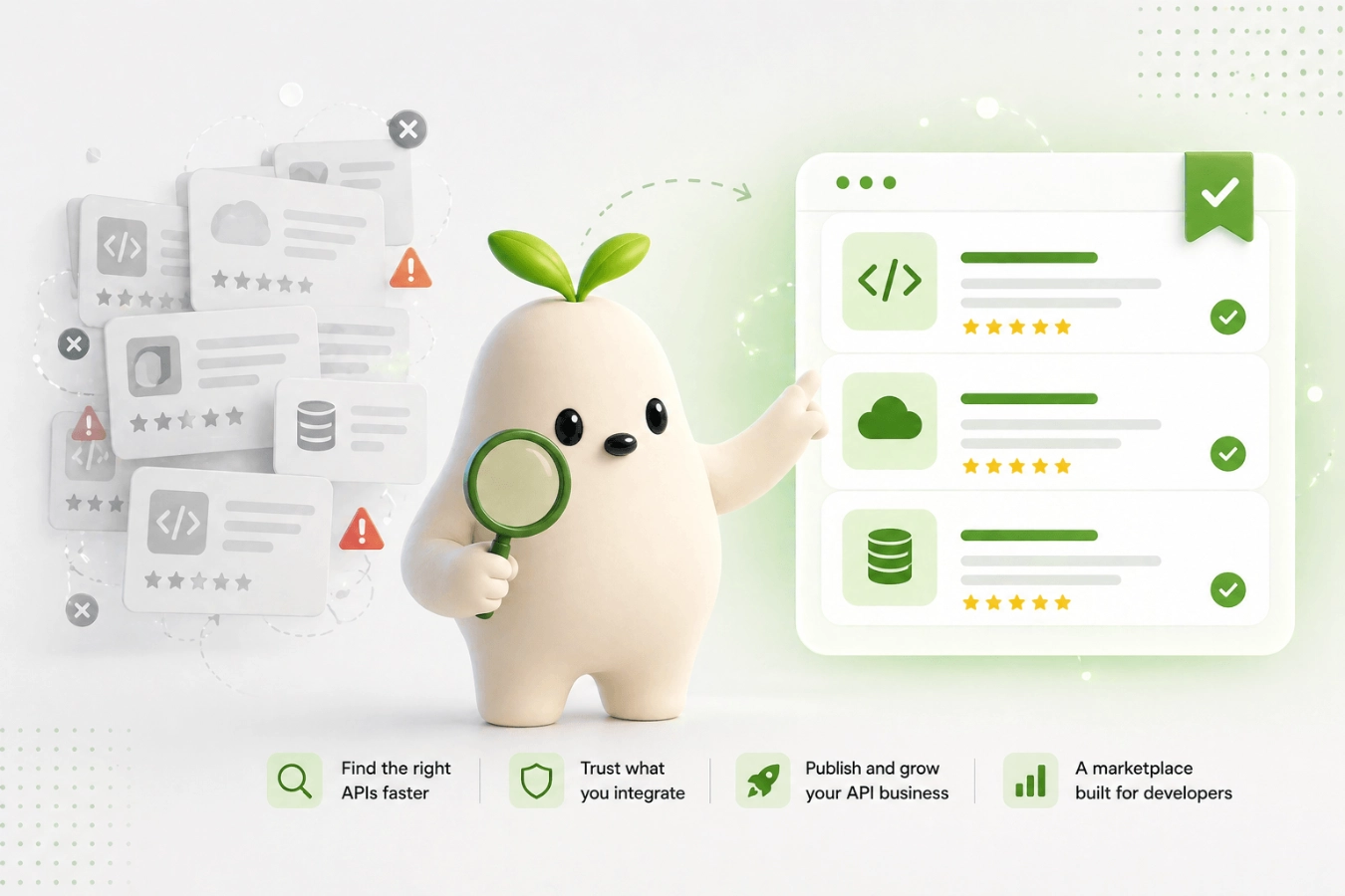 An API marketplace for developers who care about trust and clarity